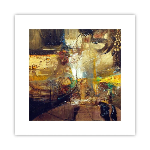 Pôster - Frio, mais quente, quente - 30x30 cm