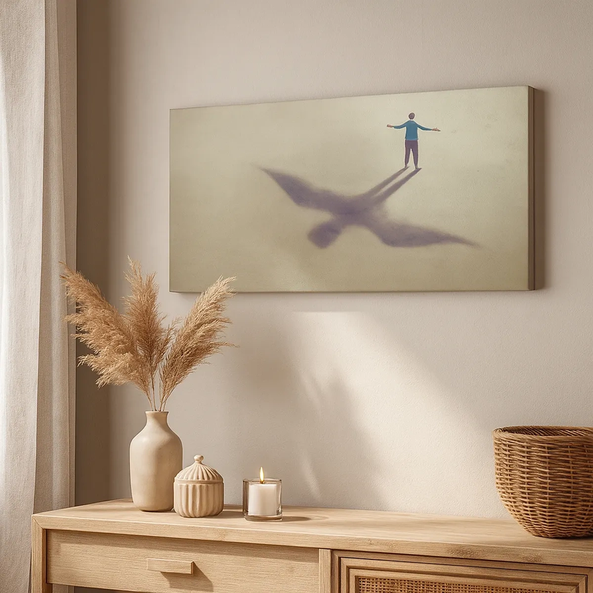 Quadro em tela - Herói do futuro - 30x30 cm