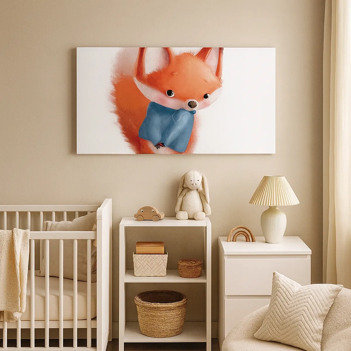 Quadro em tela - Fico bonito nisto? - 30x30 cm