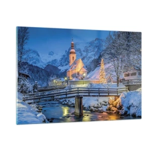 Quadro em vidro - O Espírito do Natal - 120x80 cm