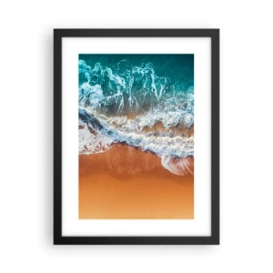 Pôster com moldura preta - Sempre em par - 30x40 cm