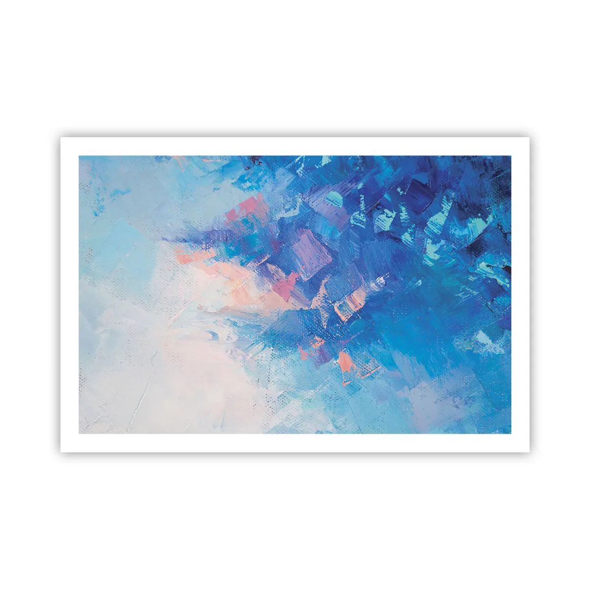 Pôster - Abstração de inverno - 91x61 cm