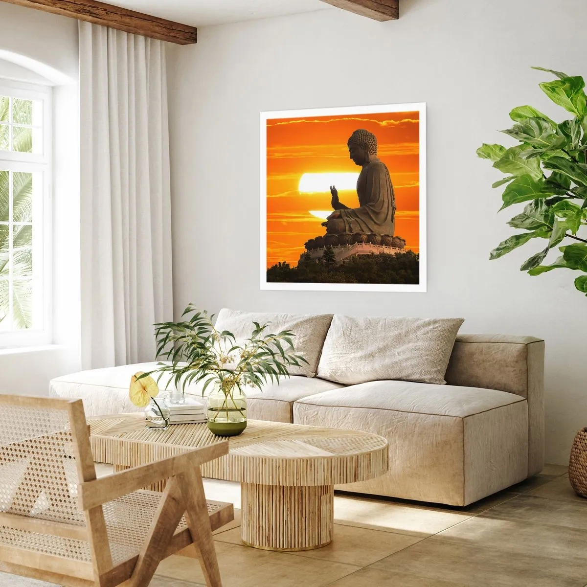 Pôster - Sem medo do mundo - 50x50 cm