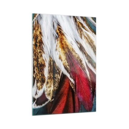 Quadro em vidro - Segredos de vôo - 50x70 cm