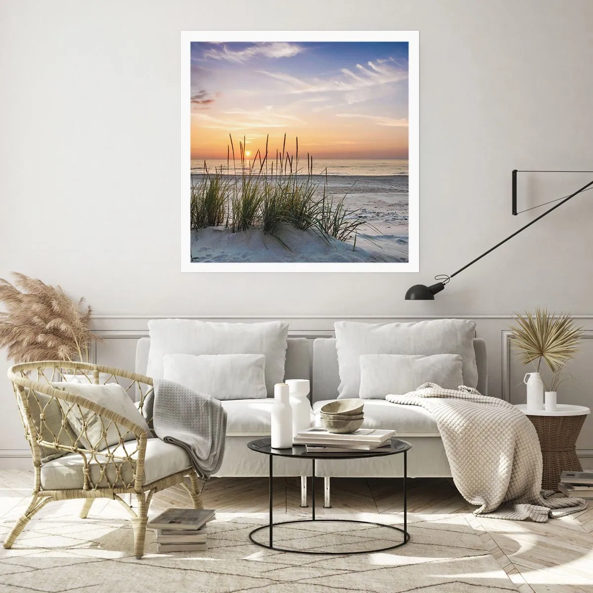 Pôster - Olhe, pense, sinta - 40x40 cm