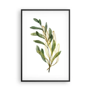 Pôster com moldura preta - Tudo que é bom - 61x91 cm