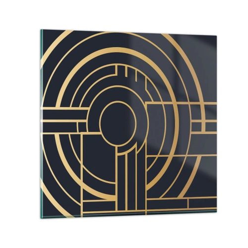 Quadro em vidro - Rotação das coisas - 70x70 cm