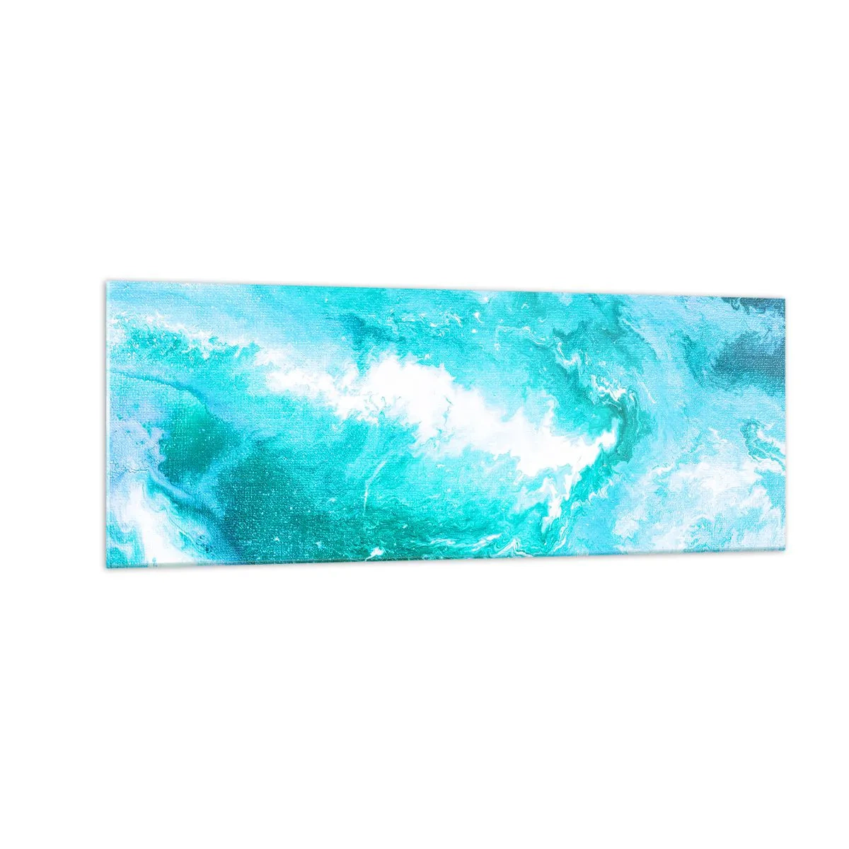 Quadro em vidro - No núcleo da água - 140x50 cm