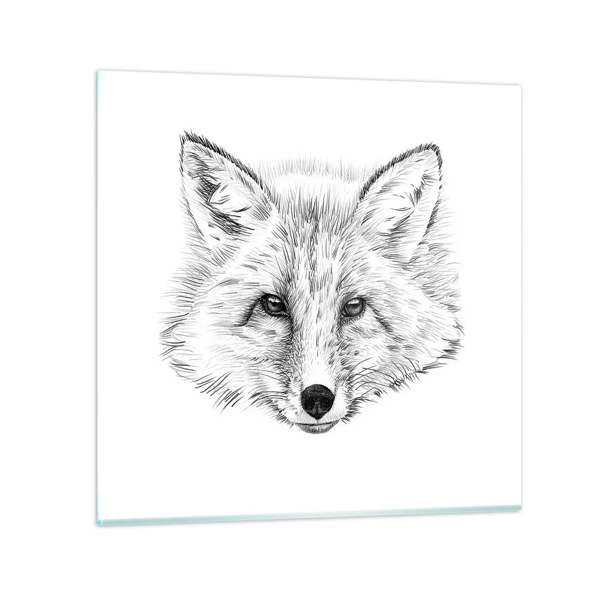 Quadro em vidro - Esses olhos podem mentir? - 70x70 cm