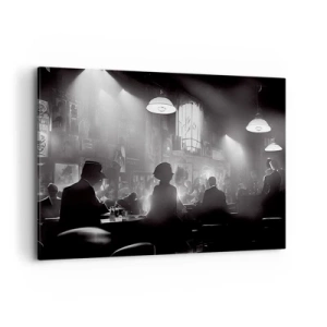 Quadro em tela - Em uma atmosfera de jazz - 100x70 cm