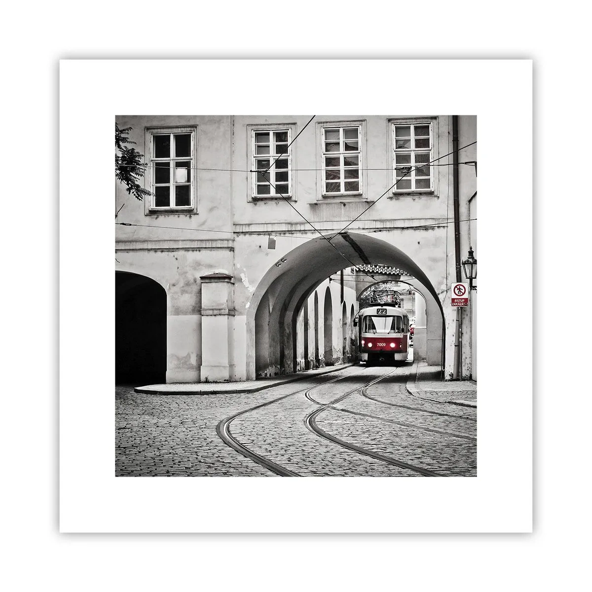 Pôster - Através do labirinto urbano - 30x30 cm