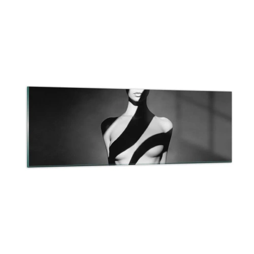 Quadro em vidro - No brilho e na sombra - 90x30 cm