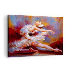Quadro em tela - A graça do cisne - 120x80 cm