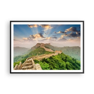 Pôster com moldura preta - Grandeza eterna - 100x70 cm