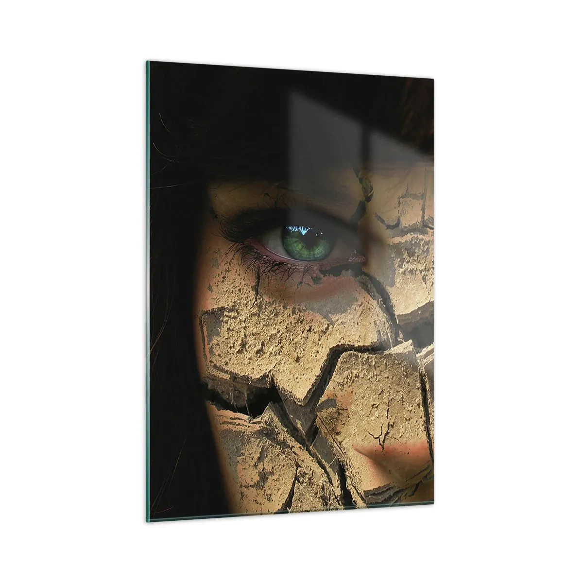 Quadro em vidro - Admiração e medo ao mesmo tempo - 50x70 cm