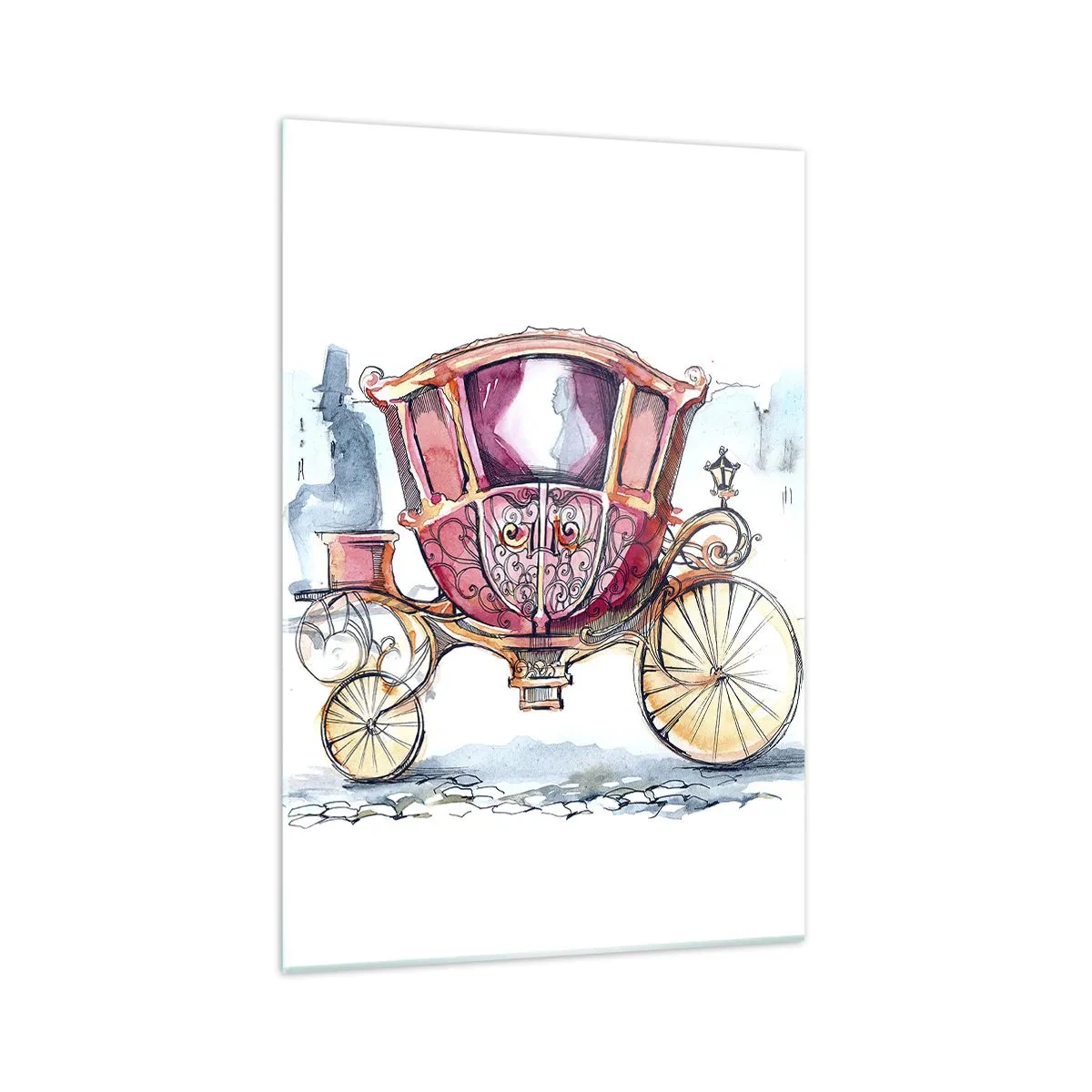 Quadro em vidro - Para um casamento ou para um baile? - 70x100 cm