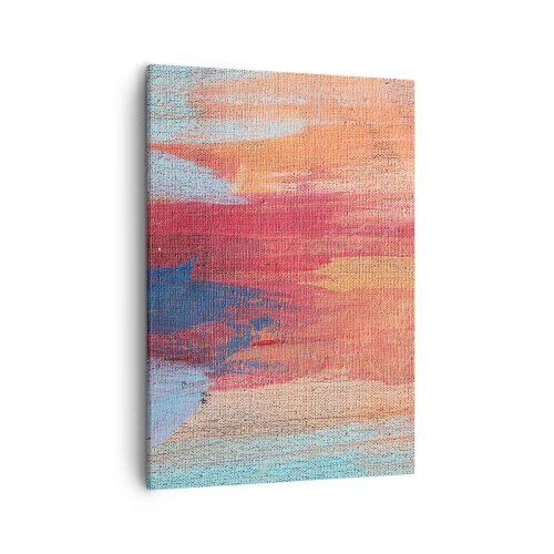 Quadro em tela - Flutuar pelo arco-íris - 50x70 cm