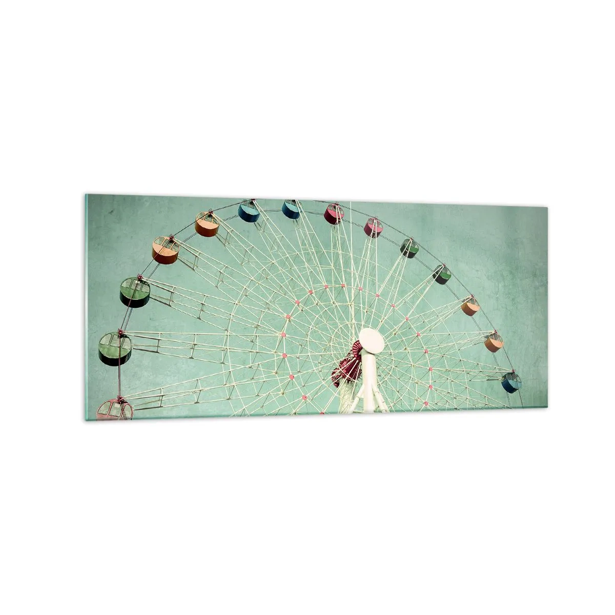 Quadro em vidro - Diverte-te - 120x50 cm