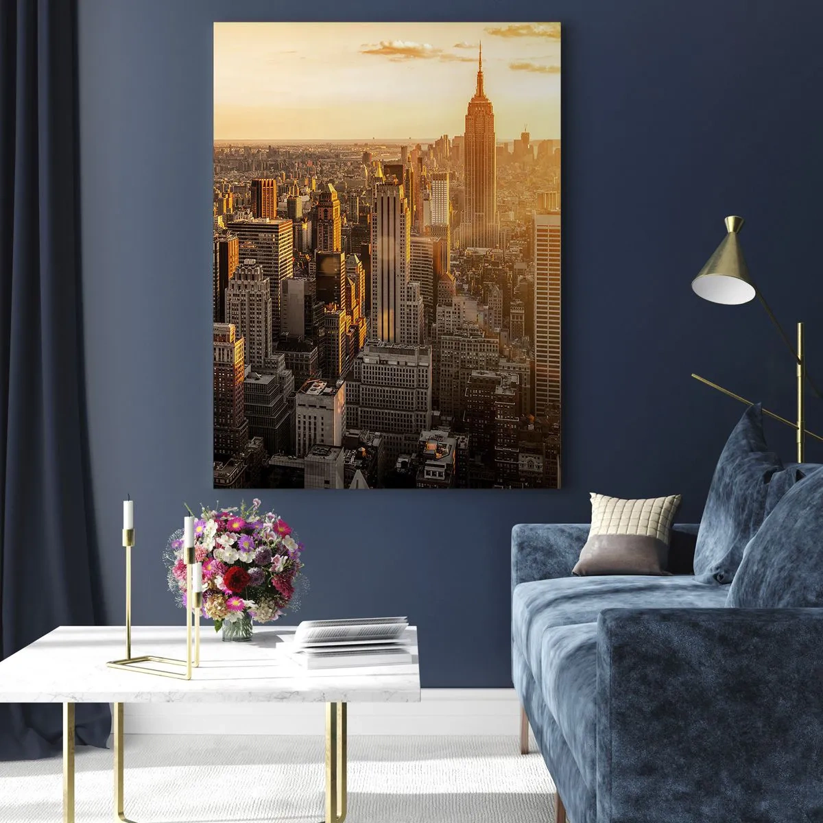 Quadro em vidro - Crescer ao sol - 50x70 cm