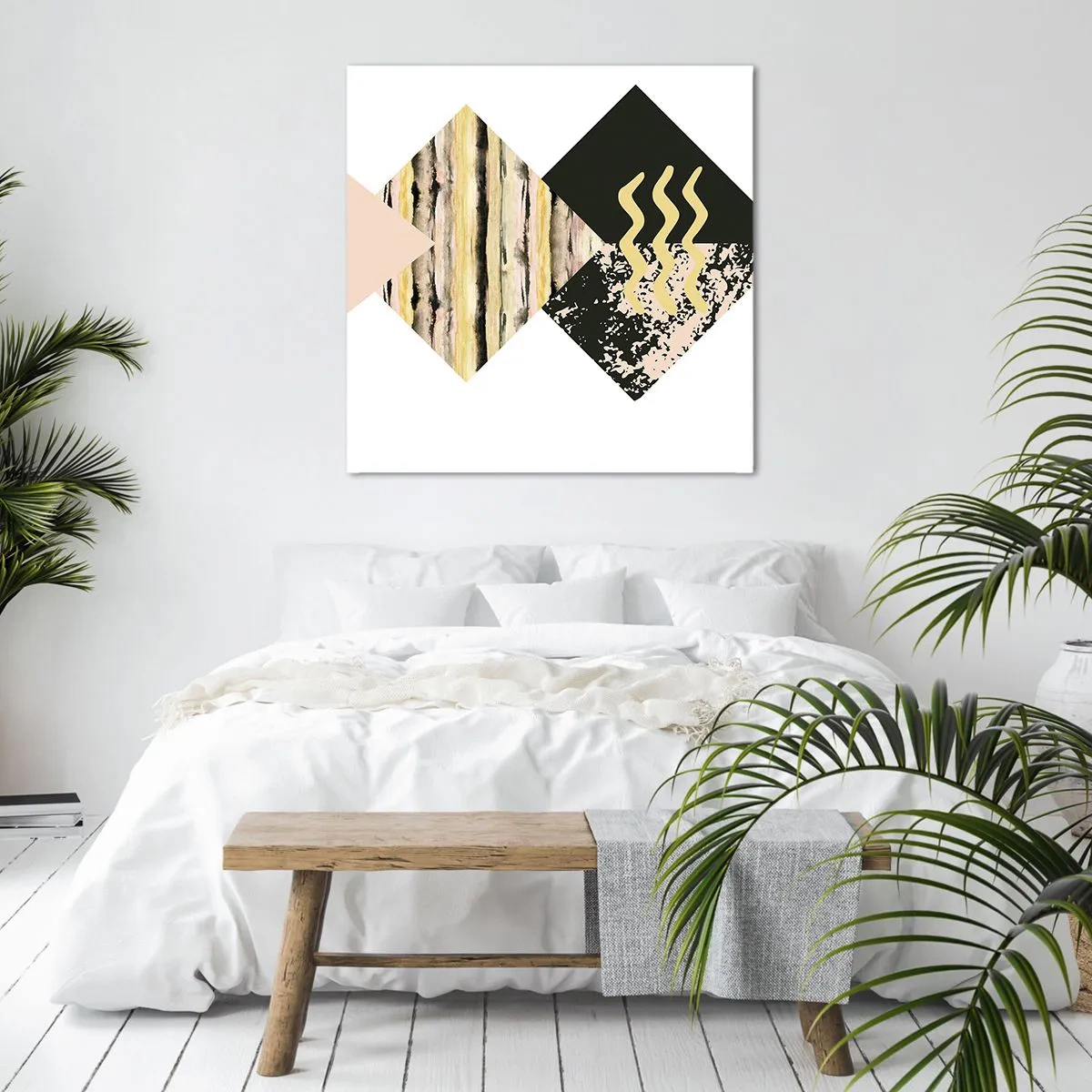 Quadro em tela - Não é tão simples assim - 50x50 cm