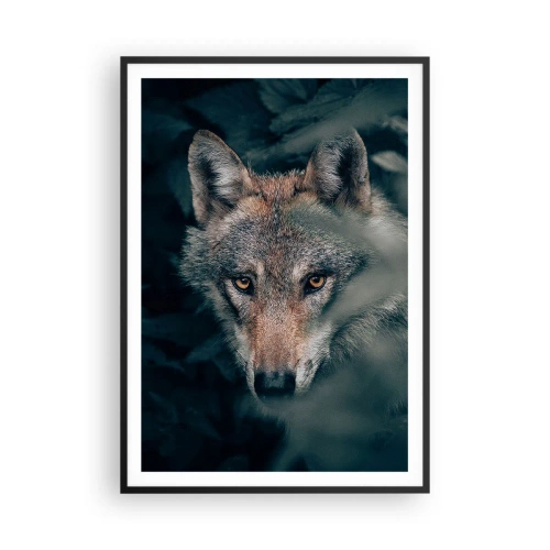 Pôster com moldura preta - Caçador - 70x100 cm