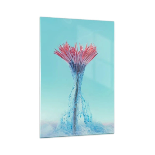 Quadro em vidro - Num abraço revigorante - 70x100 cm