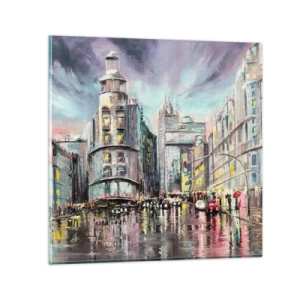 Quadro em vidro - Será uma noite de sucesso - 40x40 cm