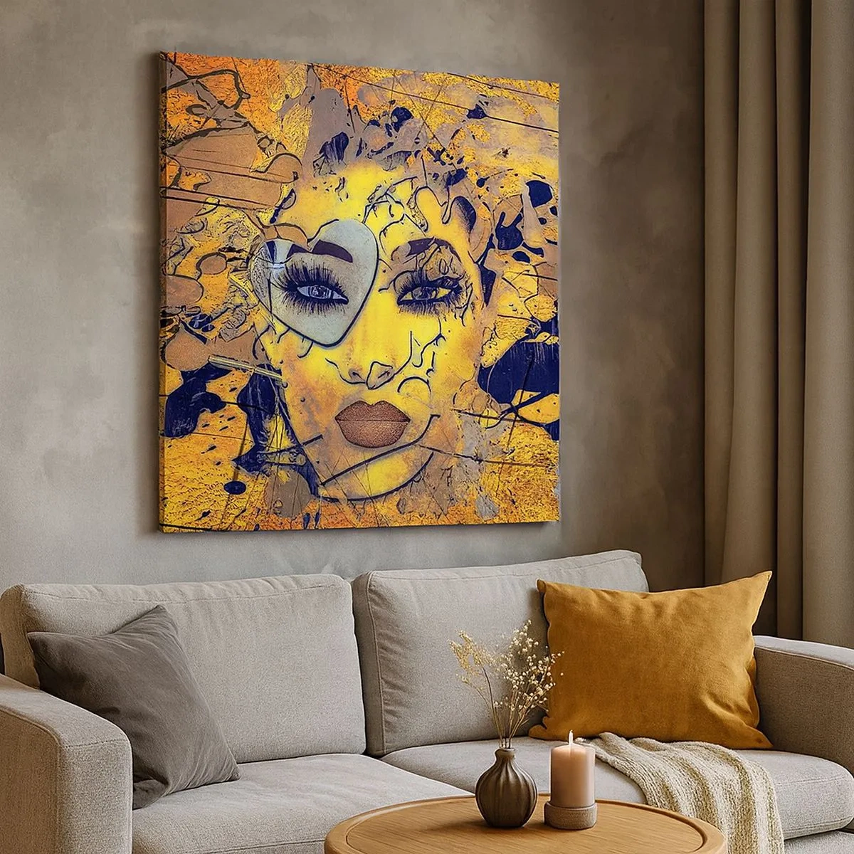 Quadro em tela - Beleza ensolarada - 30x30 cm