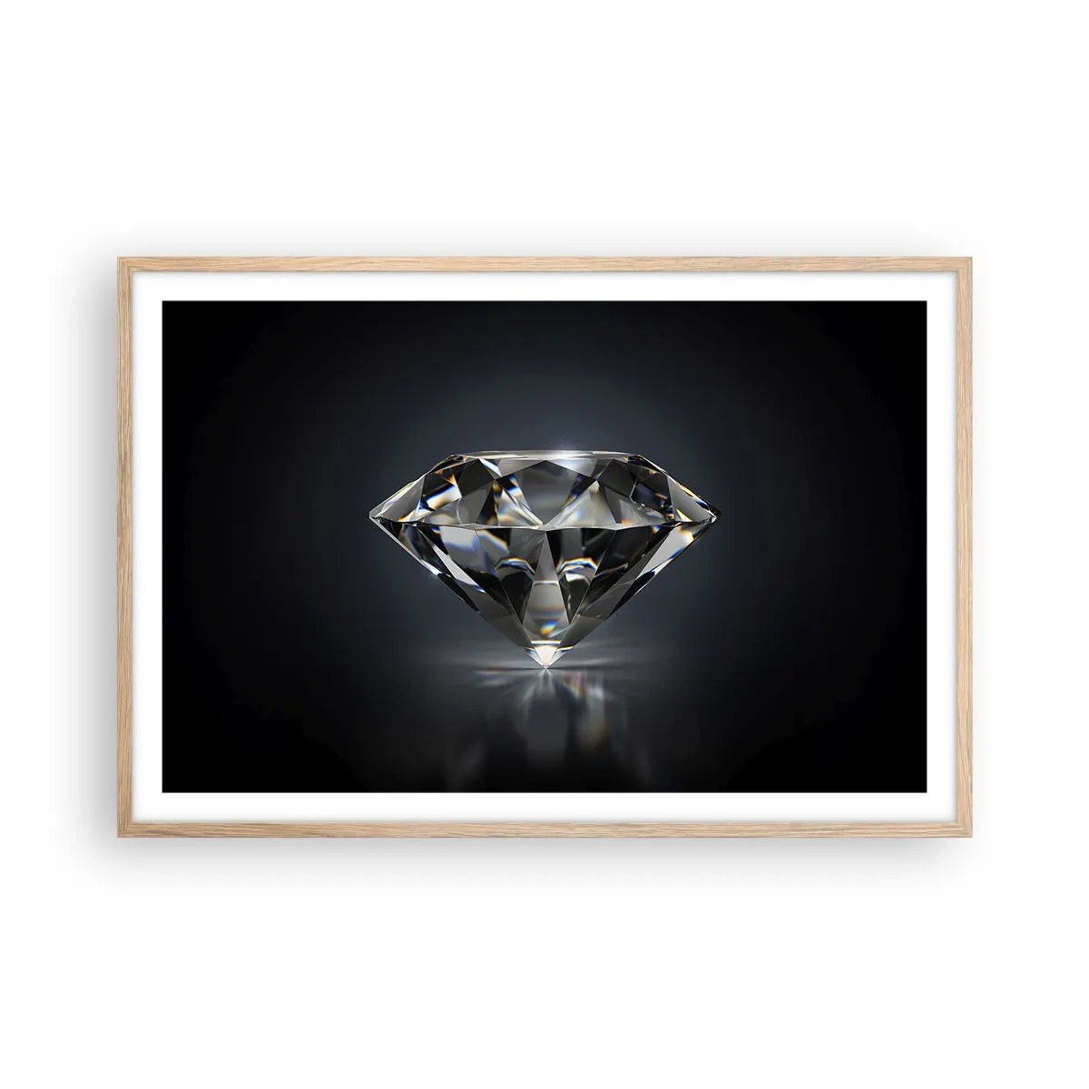 Pôster com moldura de carvalho claro - Best girls friend - 91x61 cm