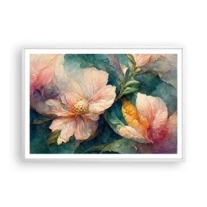 Pôster em moldura branca - Apenas sutileza - 100x70 cm