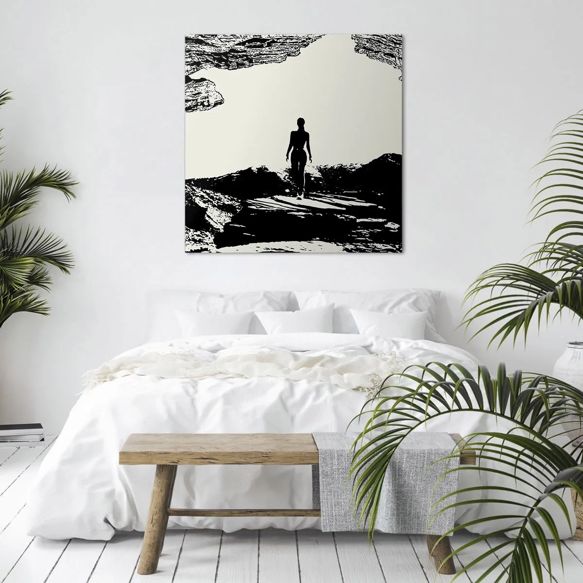 Quadro em tela - Novo visual - 40x40 cm