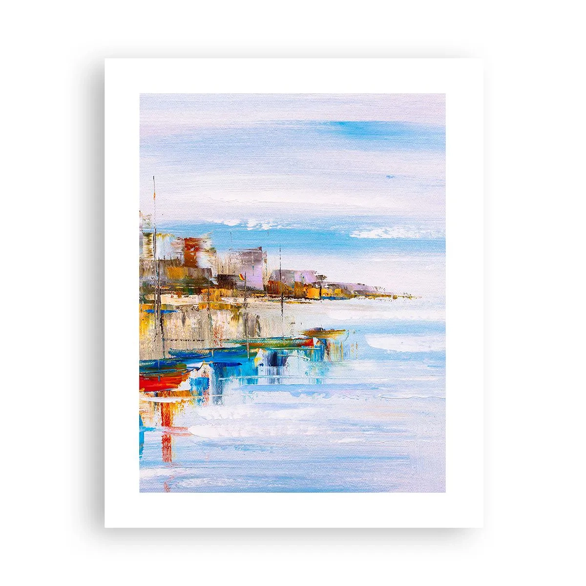 Pôster - Um refúgio urbano multicolorido - 40x50 cm