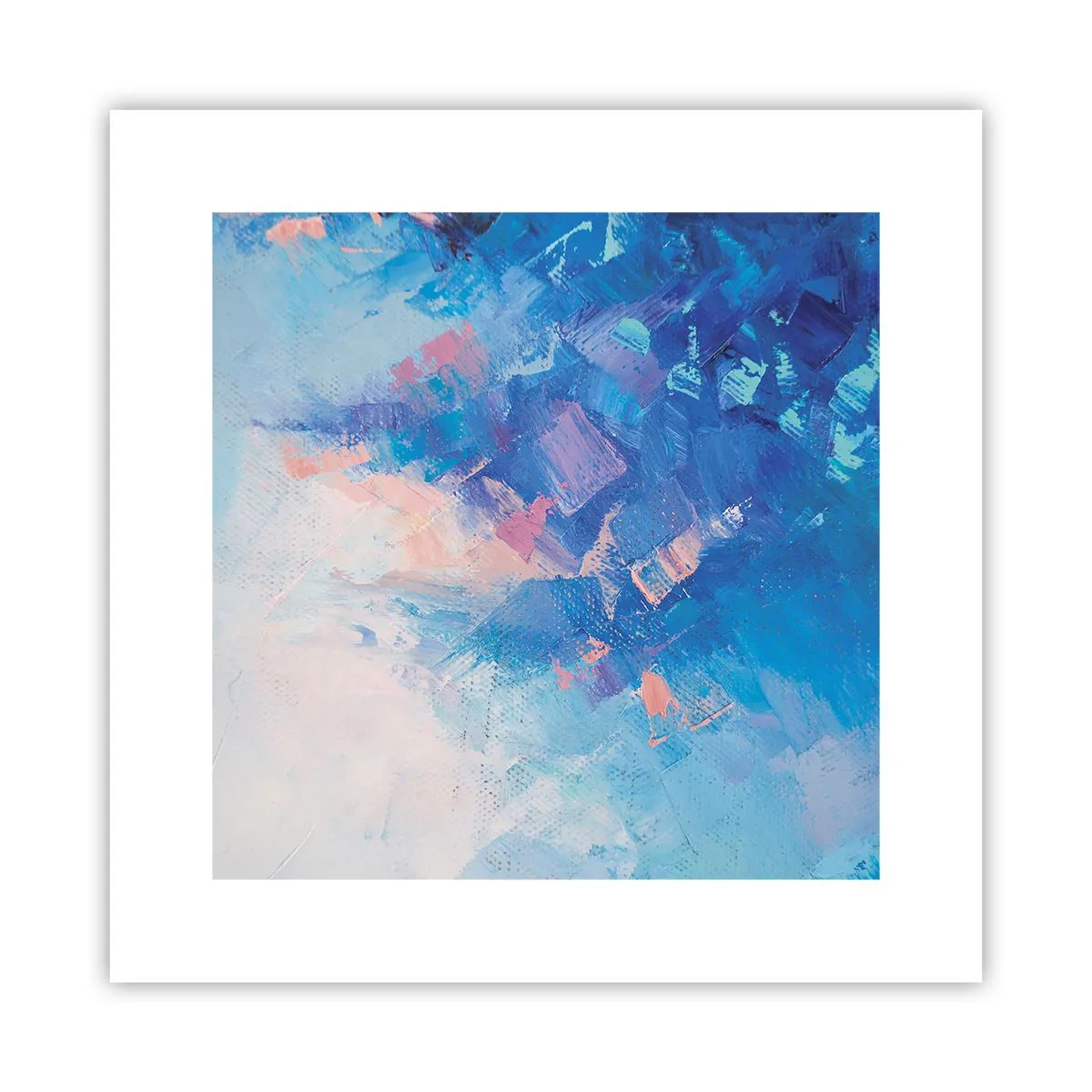 Pôster - Abstração de inverno - 30x30 cm