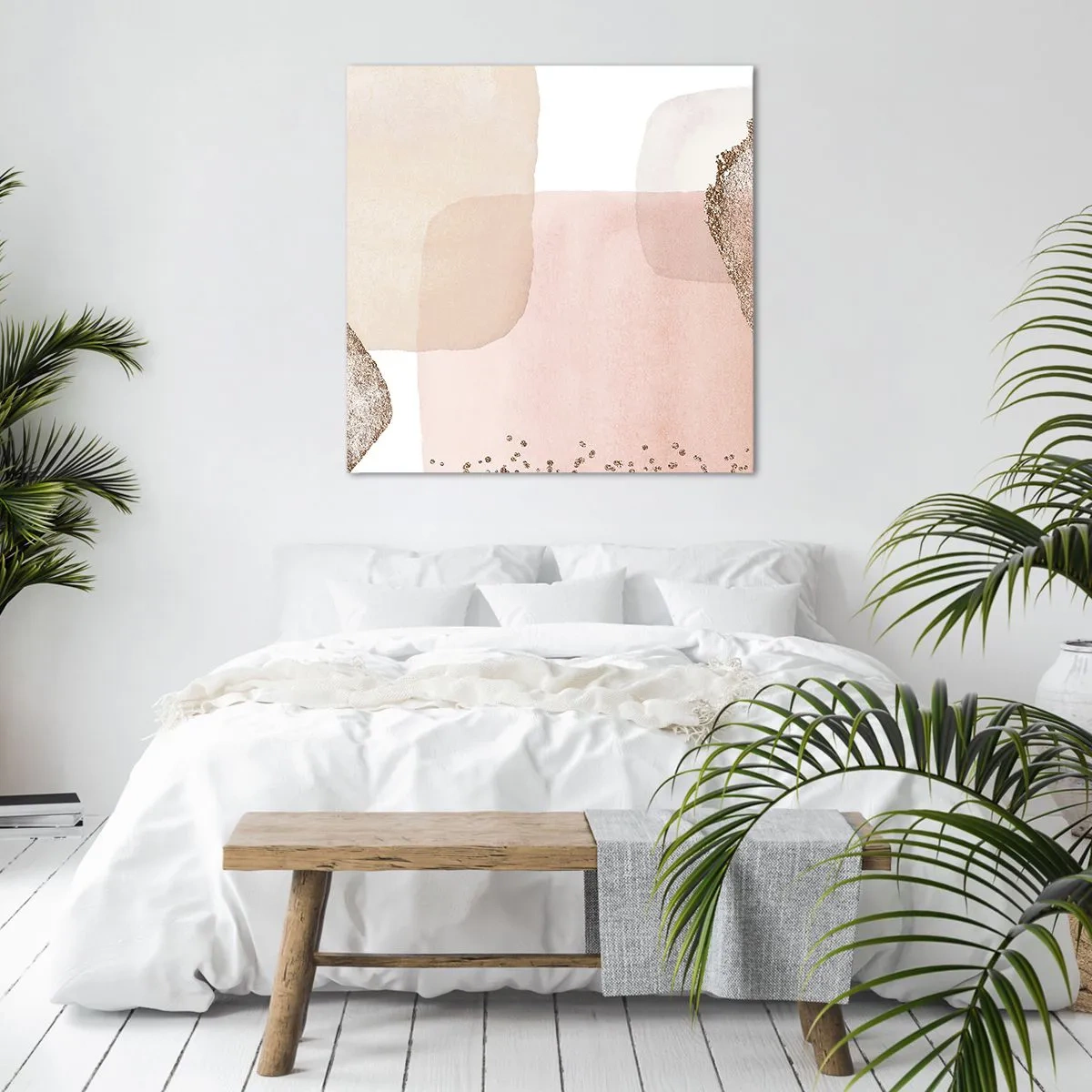 Quadro em tela - Olhar através da cor - 50x50 cm