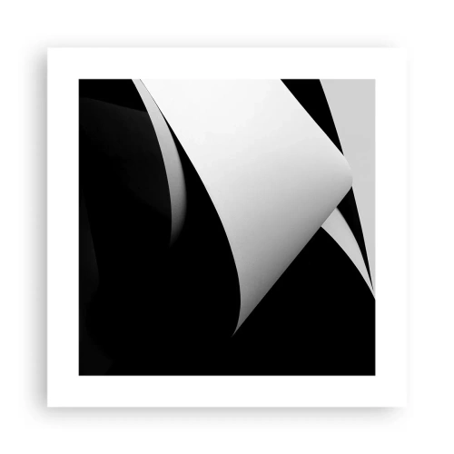 Pôster - Planos de luz das profundezas da sombra - 40x40 cm