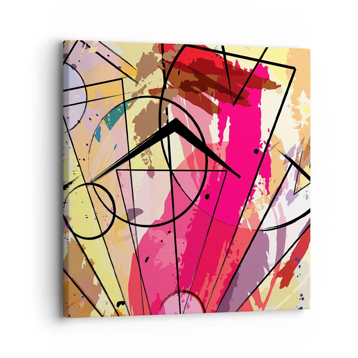 Quadro em tela - Explosão - 30x30 cm