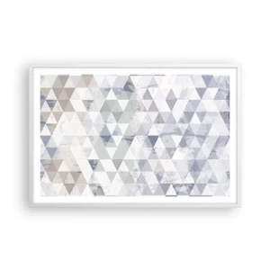 Pôster em moldura branca - Em ritmo para três - 91x61 cm