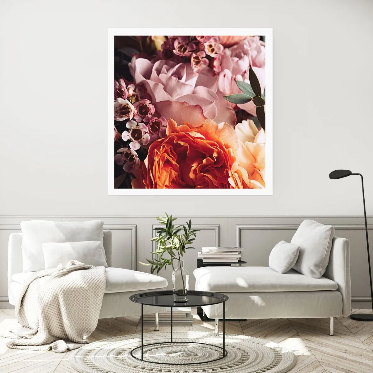 Pôster - Envolto em beleza - 60x60 cm