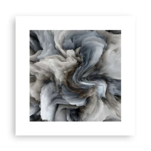 Pôster - Pedra e flor - 30x30 cm