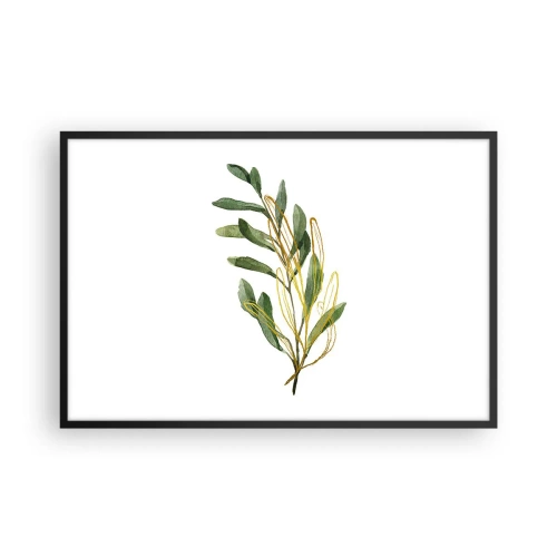 Pôster com moldura preta - Tudo que é bom - 91x61 cm