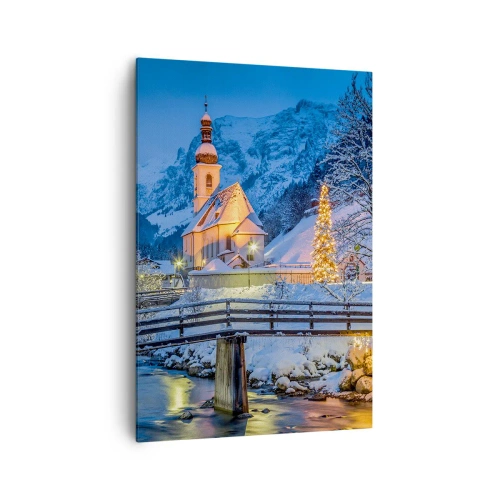 Quadro em tela - O Espírito do Natal - 70x100 cm