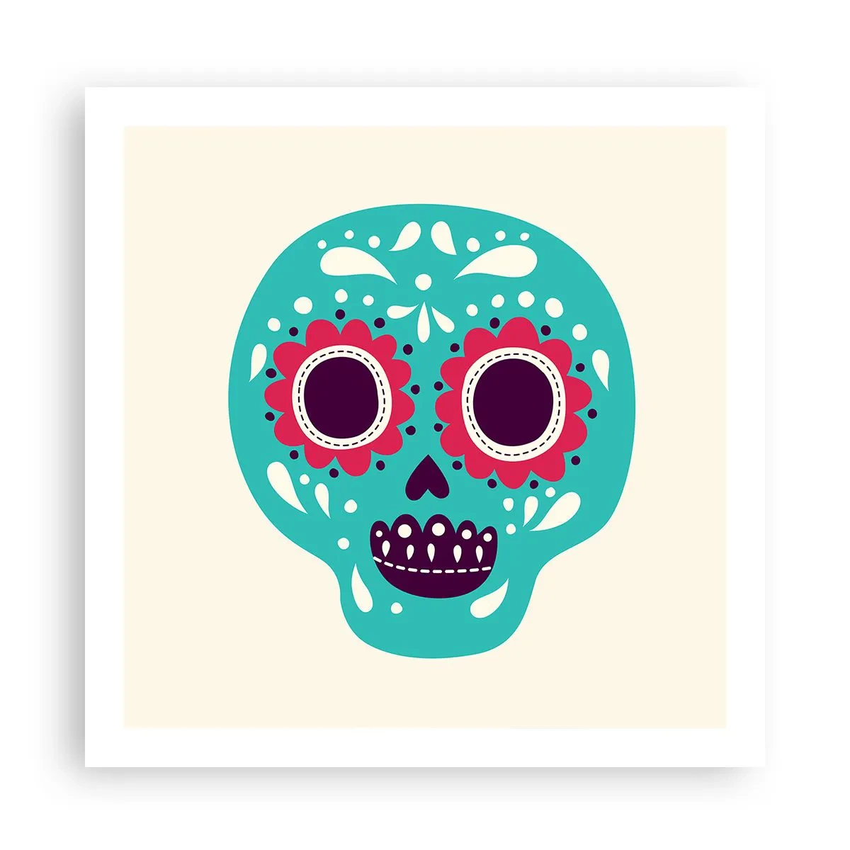 Pôster - Vida – diversão até a morte - 60x60 cm