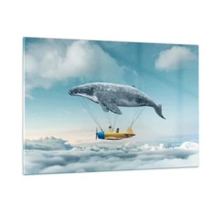 Quadro em vidro - Por que não? - 120x80 cm
