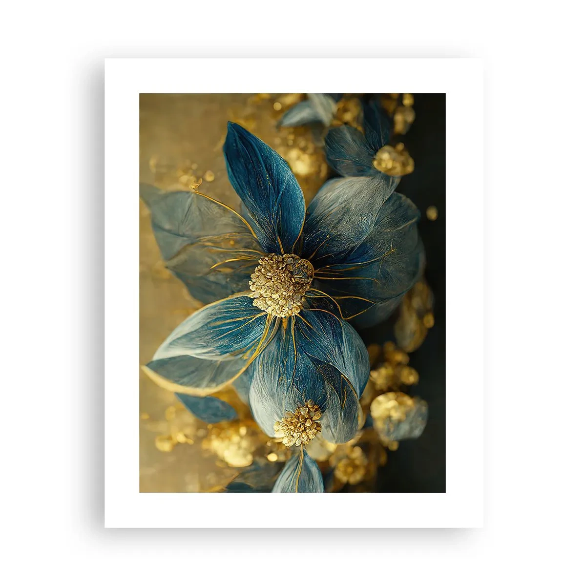 Pôster - Florescer com ouro - 40x50 cm