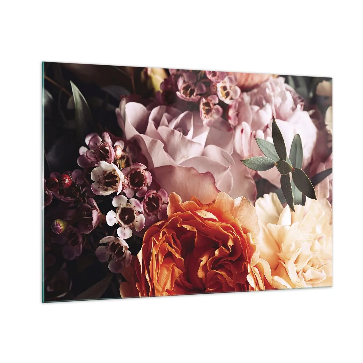 Quadro em vidro - Envolto em beleza - 100x70 cm