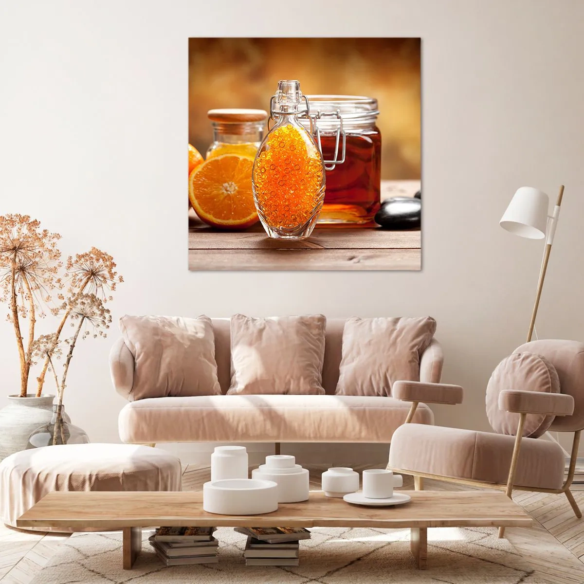 Quadro em tela - Sabores e aromas ensolarados - 70x70 cm