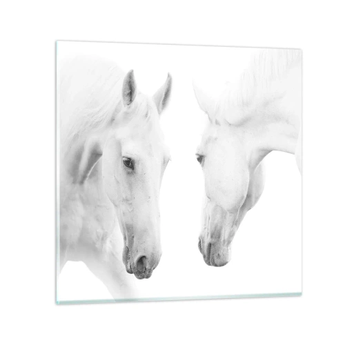 Quadro em vidro - Será amizade...? - 30x30 cm