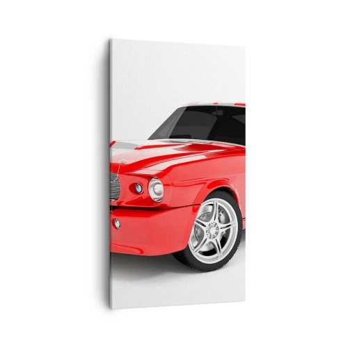 Quadro em tela - Mustang rápido como o vento - 45x80 cm