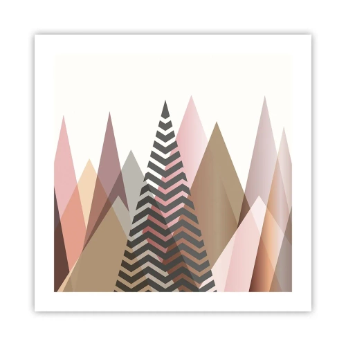 Pôster - Vista piramidal - 50x50 cm