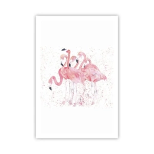 Pôster - Conjunto cor-de-rosa - 61x91 cm